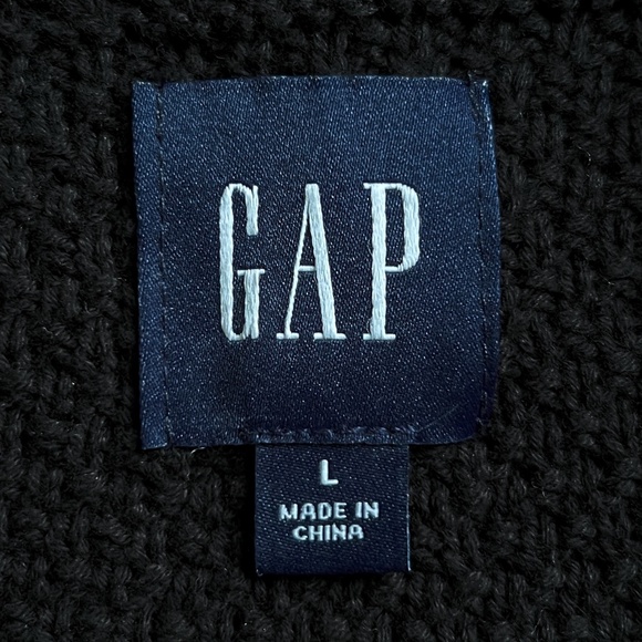 GAP True Black Textured Cardigan - Picture 3 of 4